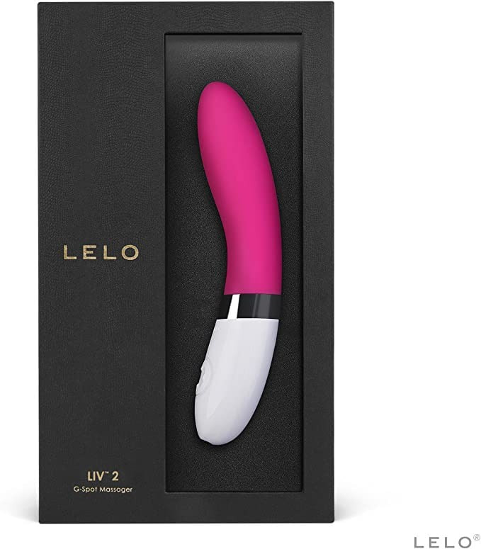 LELO LIV 2 Sex Massager, Cherry â€“ Personal Massager with Stimulating Vibration, 1 Year Warranty on Electric Massager for Women (Size M)
