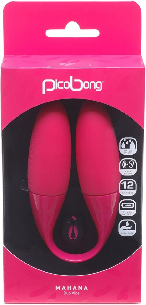 PicoBong MAHANA G-spot clitoral double stimulation mute waterproof massage stick (cherry red)